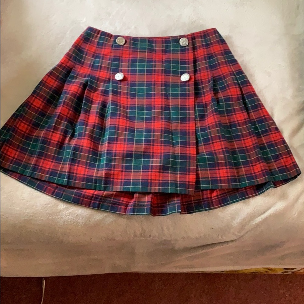 Plaid skirt
